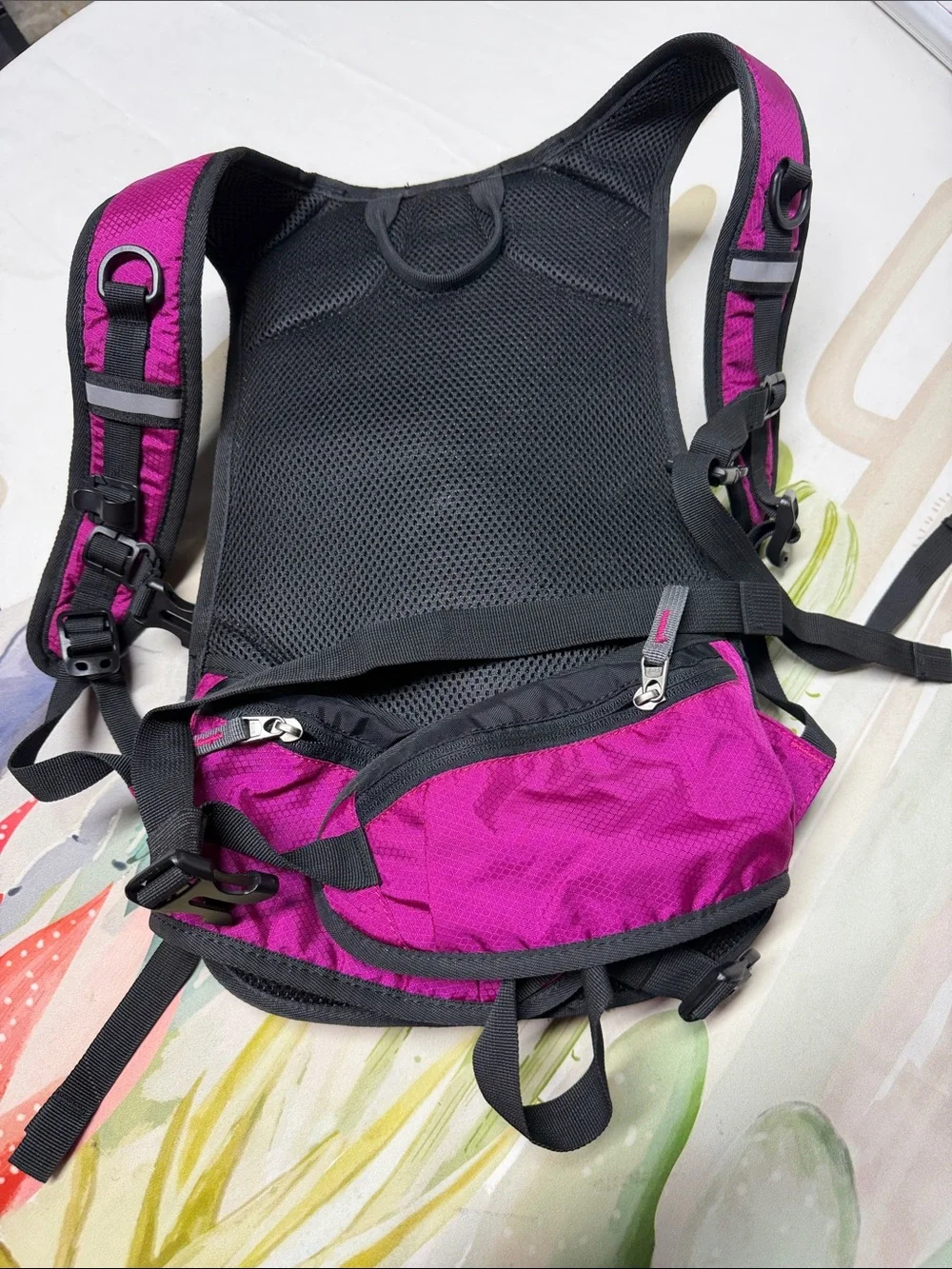 Mubasel Gear Pink & Black and Hydration Pack inside